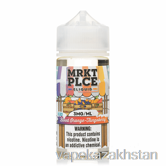 Vape Smoke Ice Blood Orange Tangoberry - MRKT PLCE - 100mL 6mg